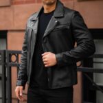 Chaqueta De Moto Negra Lunes - Imagen 2
