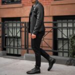 Chaqueta De Moto Negra Lunes - Imagen 4