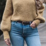 Cinturon Clasico De Mujer En Piel Marron Miercoles - Imagen 5