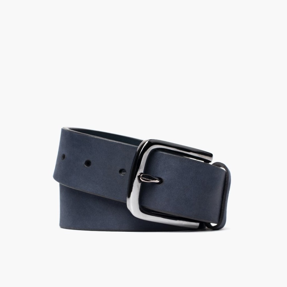 Cinturon Hombre Heritage Piel Marino Mate Jueves - Imagen 2
