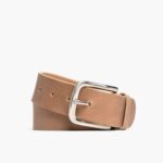 Miércoles Cinturón De Cuero Heritage Para Hombre Vachetta Natural