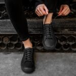 Premier De Mujer Low Top Jueves Negro Vachetta - Imagen 8