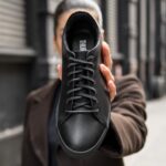 Premier De Mujer Low Top Jueves Negro Vachetta - Imagen 9