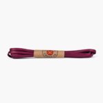 Wednesday Ciruela Plana Cordones De Algodón Encerado